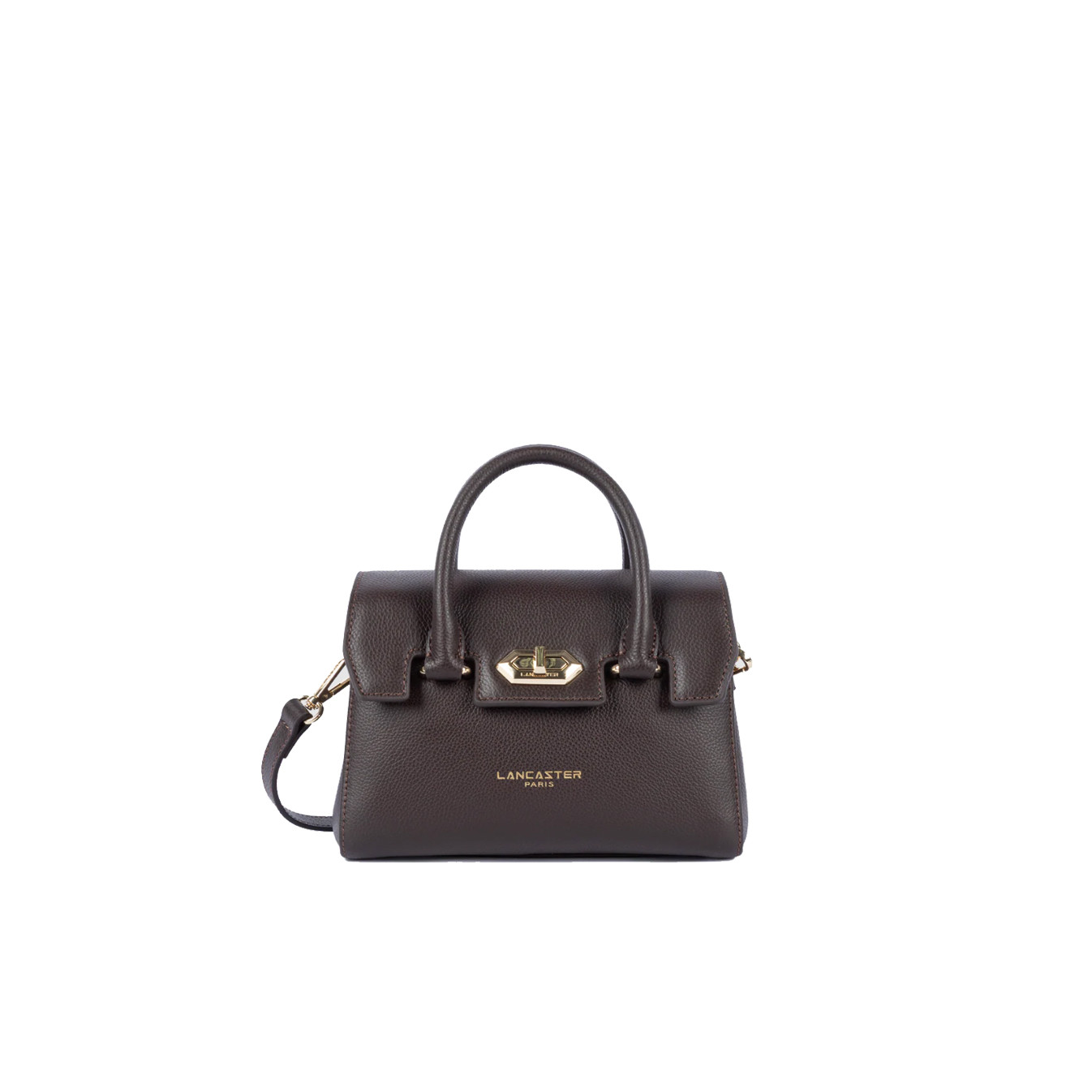 Lancaster Milano Cosmos Mini Sac A Main 547-79 Marron Foncé