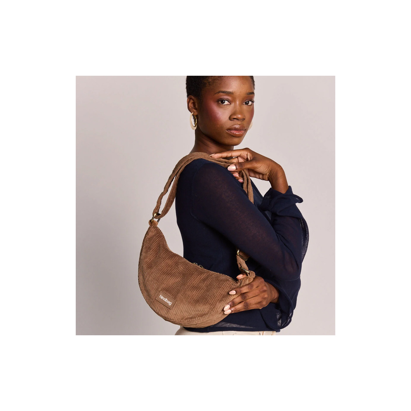 Hindbag Andrea Sac Banane En Velours Bio Macchiato