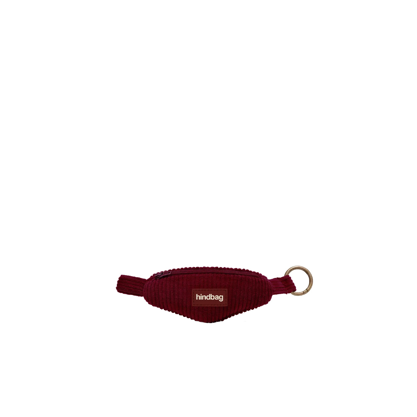 Hindbag Côme Keychain Banana Bag Velvet Bordeaux