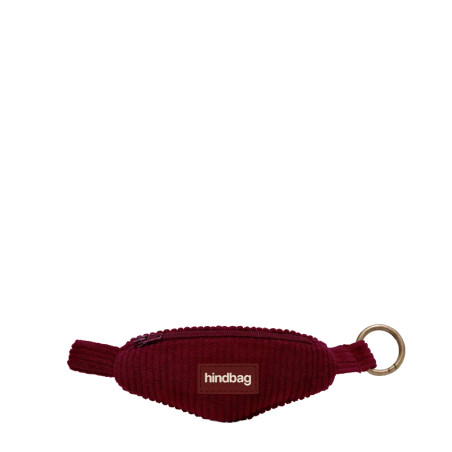Hindbag Côme Keychain Banana Bag Velvet Bordeaux