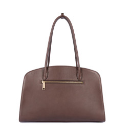 Lancaster Mademoiselle Bonnie Grand Cabas Aux Anses Longues 572-131 Marron