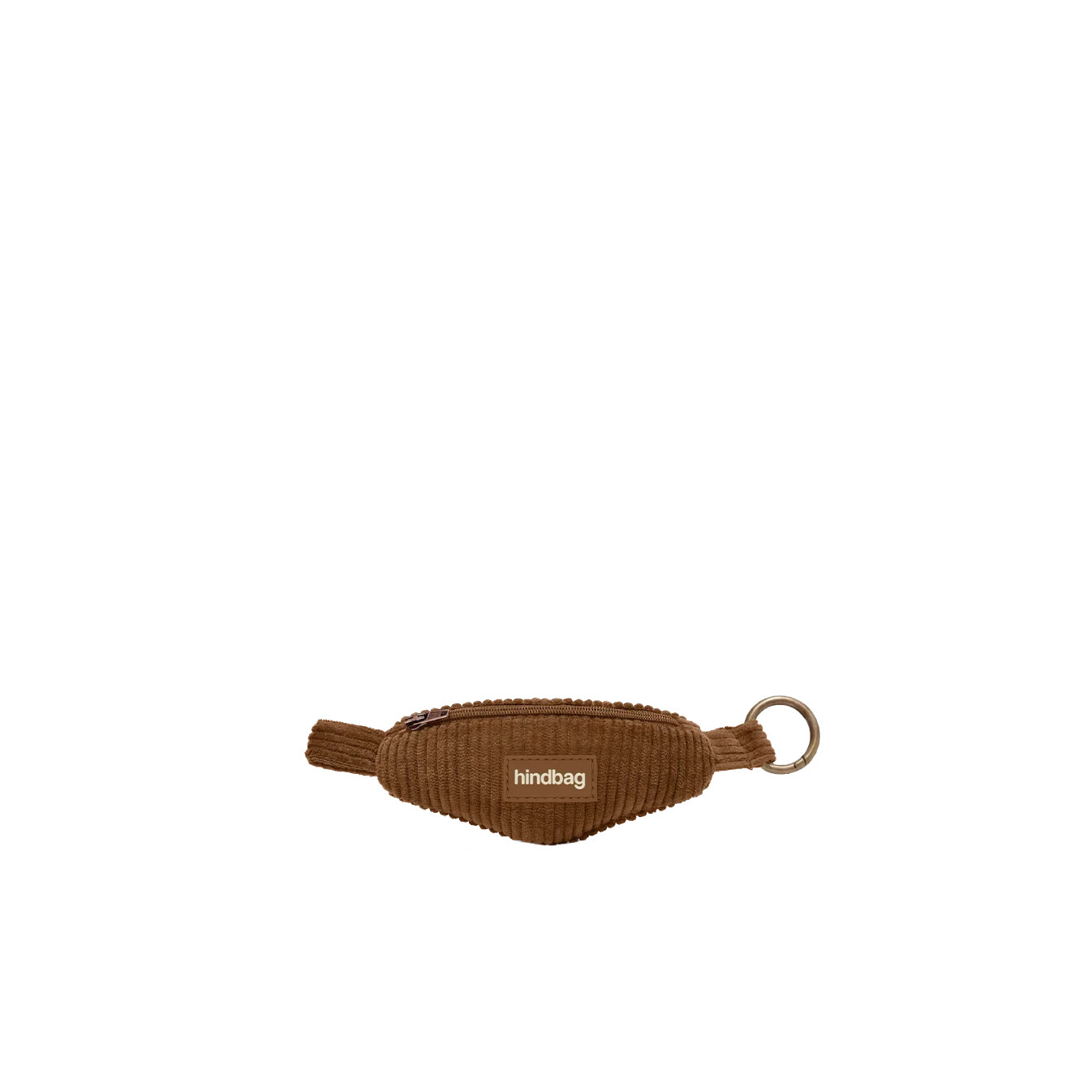 Hindbag Côme Porte Clés Sac Banane Velours Macchiato