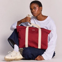 Hindbag Cesar Sac Cabas Bio Bordeaux