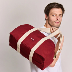 Hindbag Charlie Sac Weekend En Coton Bio Bordeaux