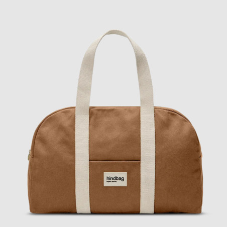 Hindbag Charlie Weekend Bag in Organic Cotton Cinnamon