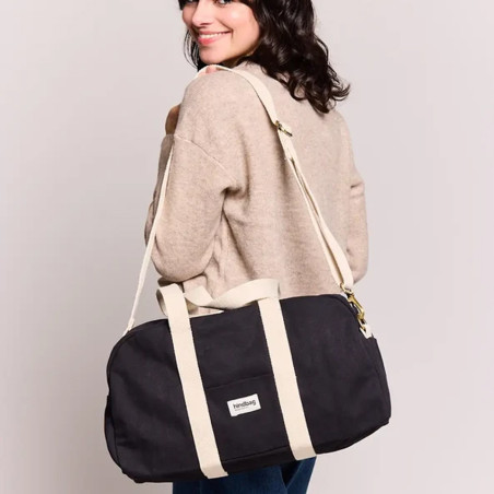 Hindbag Charlie Sac Weekend En Coton Bio Noir