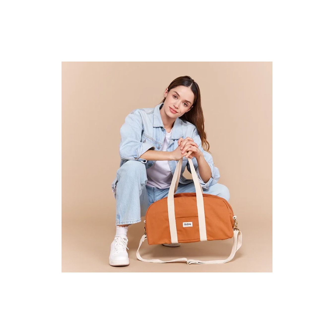 Hindbag Charlie Sac Weekend En Coton Bio Sienne