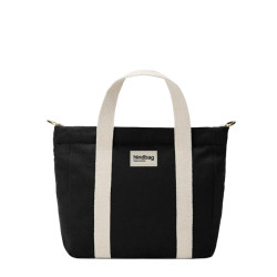 Hindbag Louise Small Cotton Tote Bag in Black