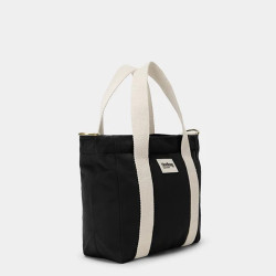 Hindbag Louise Small Cotton Tote Bag in Black