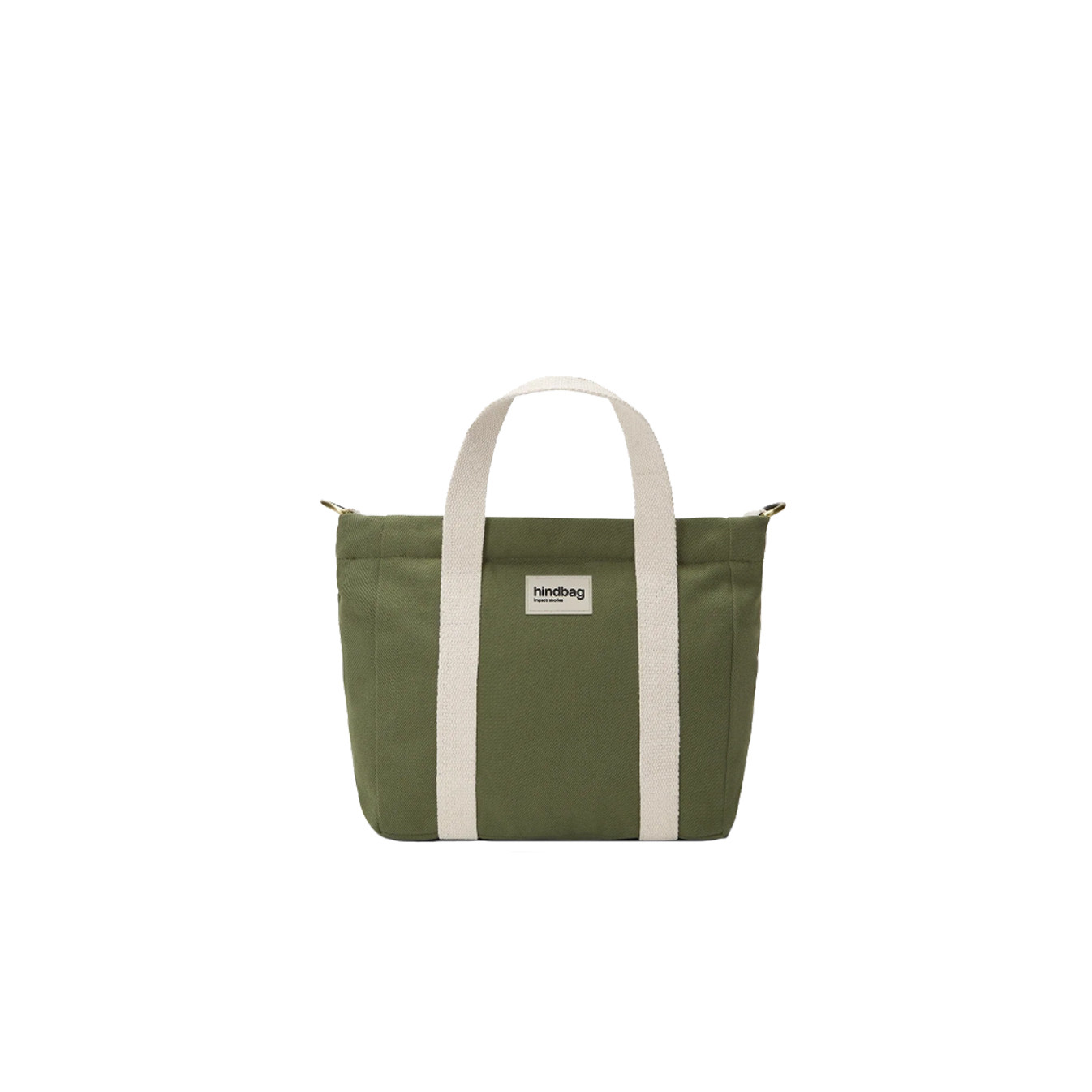Hindbag Louise Petit Sac Cabas En Coton Olive
