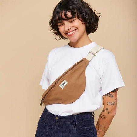 Hindbag Olivia Sac Banane En Coton Bio Cannelle