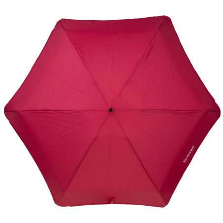 Isotoner Parapluie X-TRA SOLIDE automatique Framboise ouvert
