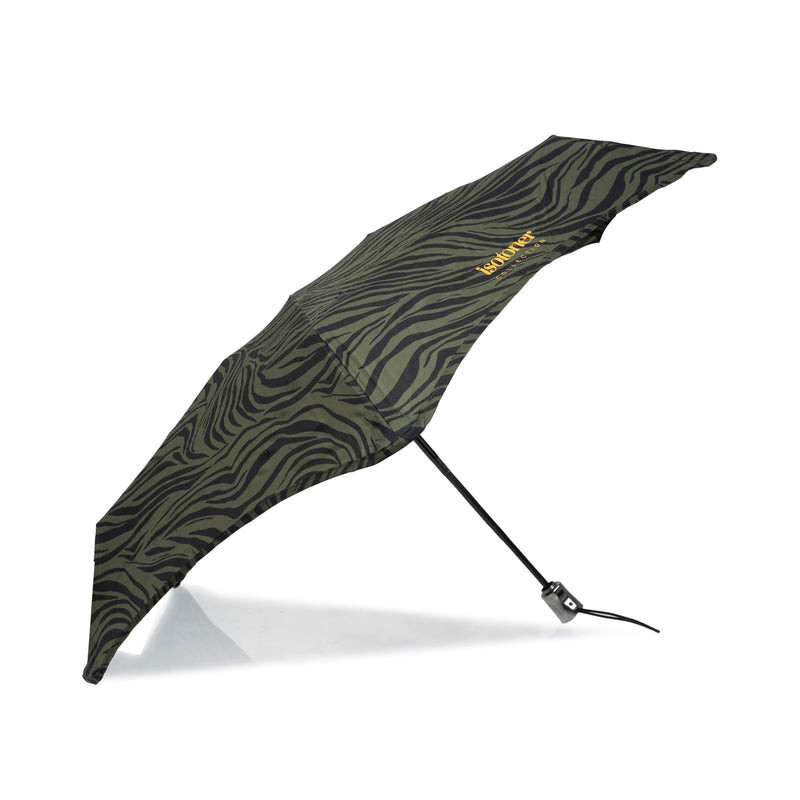 Isotoner Parapluie X-TRA SOLIDE automatique Zèbre kaki