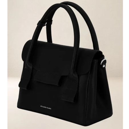 Ateliers Fourès Calista Petit Sac Porté Main H340 Noir côté