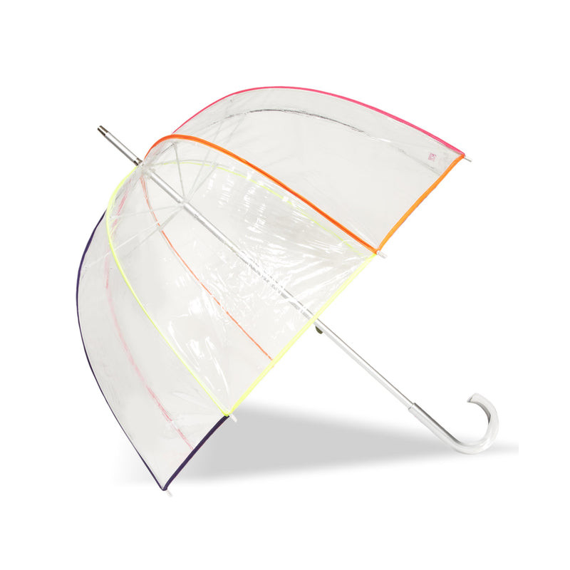 Isotoner Parapluie Femme Cloche Manuel PVC / Neon