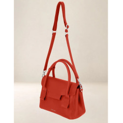 Ateliers Fourès Calista Petit Sac Porté Main H340 Orange bandouliere