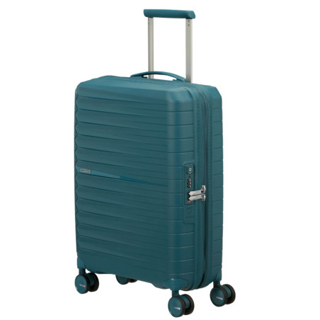 American Tourister Fastforward Cabin Suitcase Trolley 4 Wheels Tota...