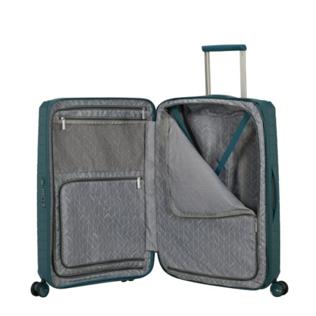 American Tourister Fastforward Valise Trolley 4 Roues 68 Cm Totaly Sarcelle ouvert