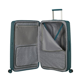 American Tourister Fastforward Valise Trolley 4 Roues 78 Cm Totaly Sarcelle ouvert