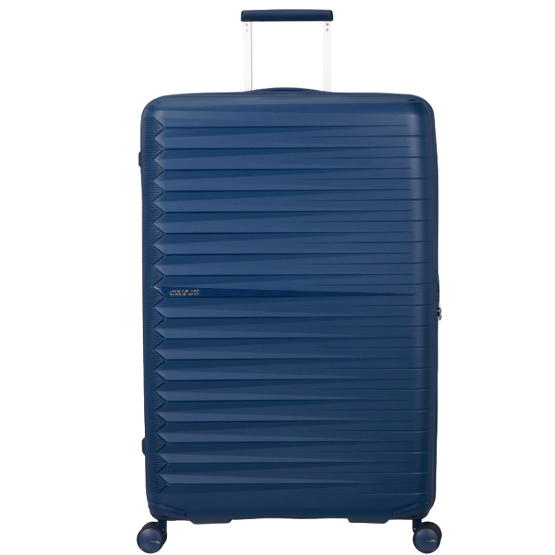 American Tourister Fastforward 4-Wheel 81cm Extendable Steel Blue S...