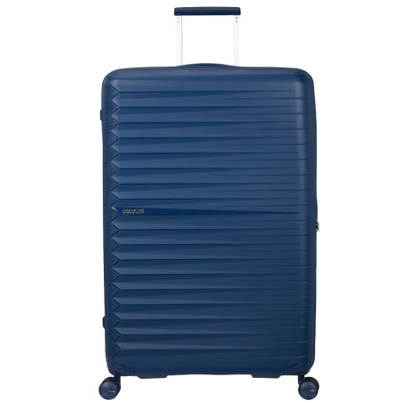 American Tourister Fastforward 4-Wheel 81cm Extendable Steel Blue S...
