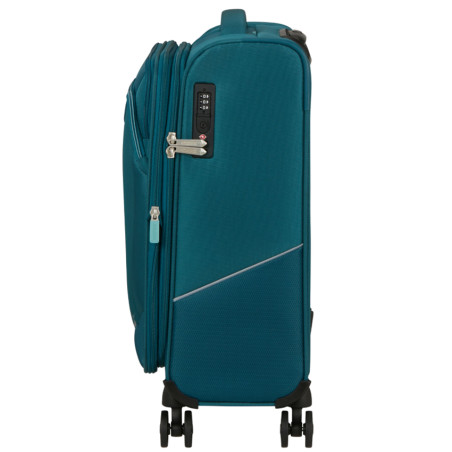 American Tourister SummerRide Valise Trolley 4 Roues 55 Cm Totaly Sarcelle côté
