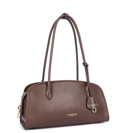 Lancaster Mademoiselle Bonnie Sac Porté Epaule Aux Anses Longues 572-130 Marron cote