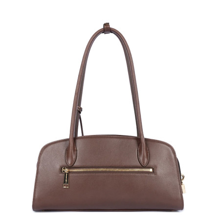 Lancaster Mademoiselle Bonnie Sac Porté Epaule Aux Anses Longues 572-130 Marron dos