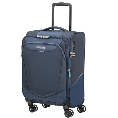 American Tourister SummerRide Cabin Suitcase Trolley 4 Wheels 55 Cm...