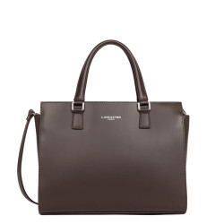 Lancaster Smooth Handbag 437-04 Brown