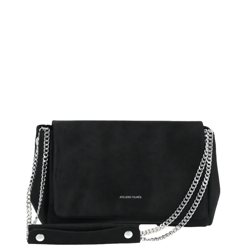 Ateliers Fourès Thalassa Sac Trotteur En Cuir T250 Noir
