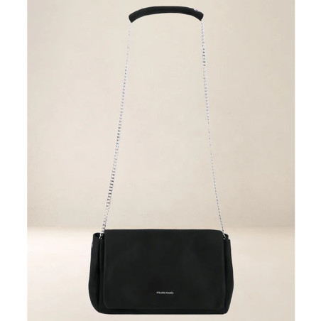 Ateliers Fourès Thalassa Trotteur Leather Bag T250 Black