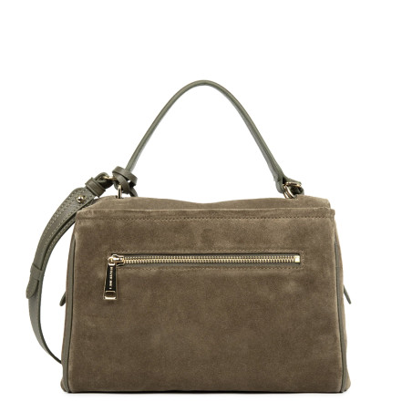 Lancaster Suede Grace Handbag 530-71 Khaki
