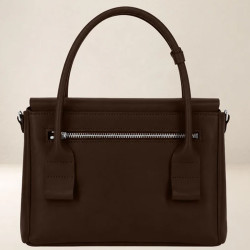 Ateliers Fourès Calista Small Hand-Held Bag H340 Coffee