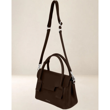 Ateliers Fourès Calista Petit Sac Porté Main H340 Café bandoulière
