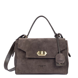 Lancaster Suède Grace Sac A Main 530-71 Marron