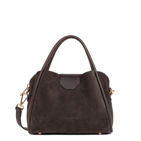 Lancaster Suède Ida Petit Sac A Main 470-100 Marron face