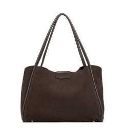 Lancaster Suède Ida Grand Sac Cabas 470-102 Marron