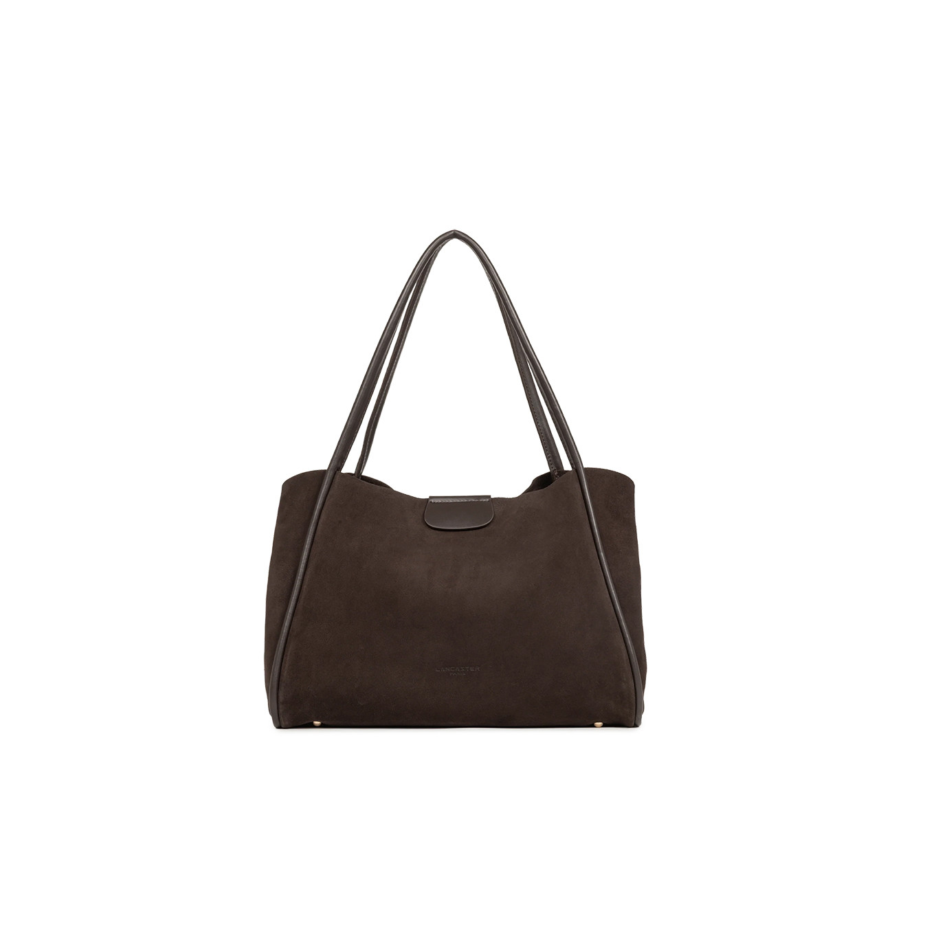 Lancaster Suède Ida Grand Sac Cabas 470-102 Marron