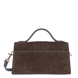 Lancaster Suède Ily Sac Baguette Cuir velours 530-010 Marron dos