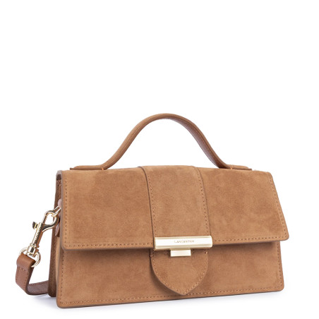 Lancaster Suède Ily Sac Baguette Cuir velours 530-010 Camel cote