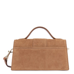 Lancaster Suède Ily Sac Baguette Cuir velours 530-010 Camel