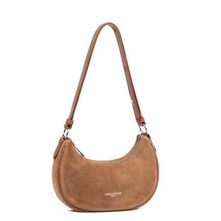 Lancaster Suede IT Shoulder Bag 480-081 Camel