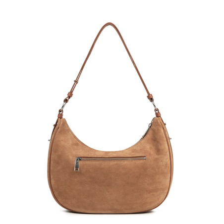 Lancaster Suede IT Large Satchel Bag 480-082 Camel