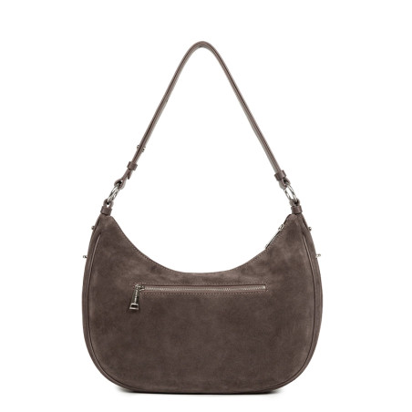Lancaster Suède IT Grand Sac Besace 480-082 Marron dos