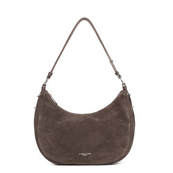 Lancaster Suède IT Grand Sac Besace 480-082 Marron face