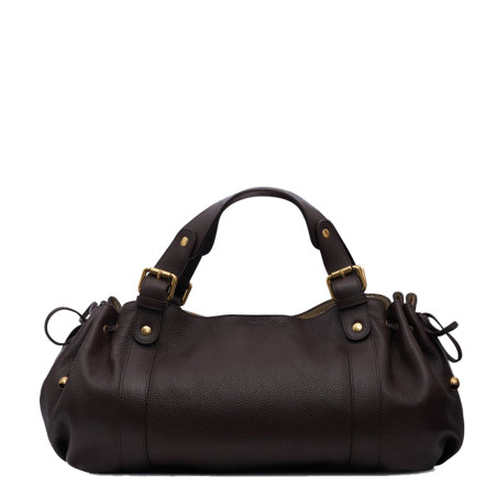 Gérard Darel Le 24 Heures Handbag Brown/Gold