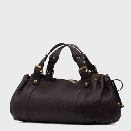 Gérard Darel The 24 Hours Handbag Brown/Gold