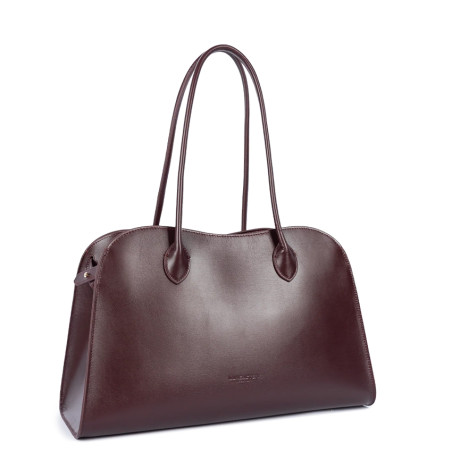 Lancaster Box Hopper Large Shopping Bag in Smooth Leather 523-122 D...