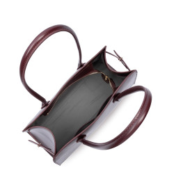 Lancaster Box Hopper Large Shopping Bag in Smooth Leather 523-122 D...